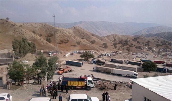 صادرات کالا از مرز شوشمی به اقلیم کردستان روزانه بیش از 300 کامیون / فعالیت دو شیفته مرز