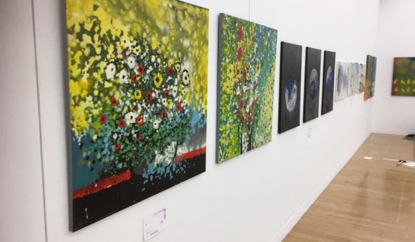 گشایش نمایشگاه نقاشی در ژاپن با حضور 14 هنرمند کُرد