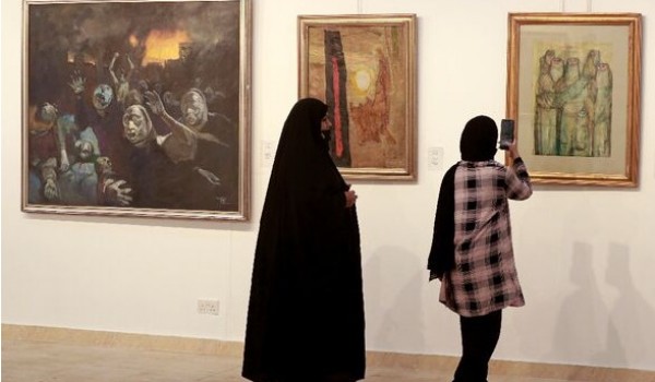 نمایشگاه تابلوها و مجسمه‌های مسروقه هنرمندان بزرگ عراقی در بغداد
