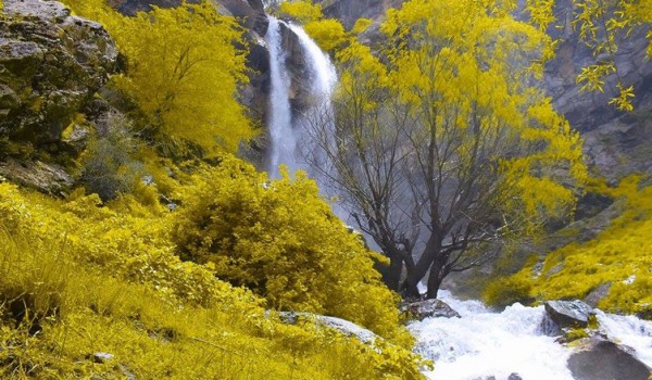 بلندترین آبشار اقلیم کردستان به یک جاذبه گردشگری تبدیل شده است