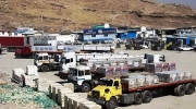 اعتصاب رانندگان کامیون های عراقی در مرز چذابه و  اختلال در بارگیری