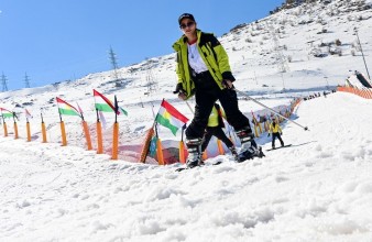 جشنواره اسکی روی برف در اربیل